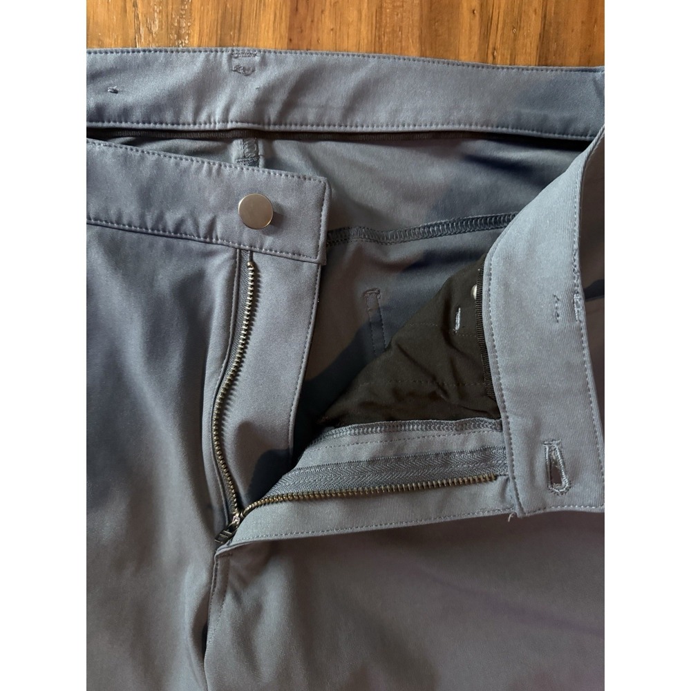 Lululemon ABC Classic Fit Pants Mens 36x32 Blue Warpstreme Stretch‎ Casual - Picture 6 of 9